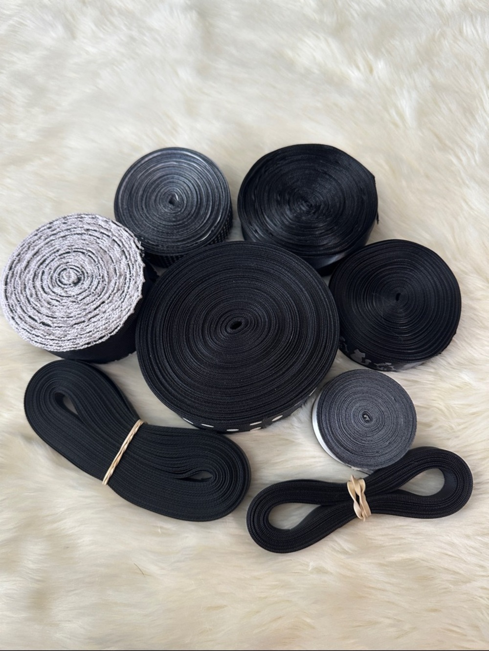 Ribbon lot - mostly black - Picture 2 of 5